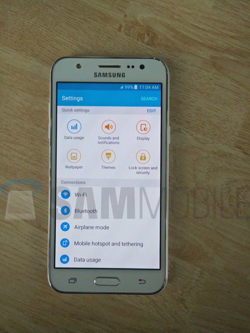 Samsung Galaxy J5 Imagem Live