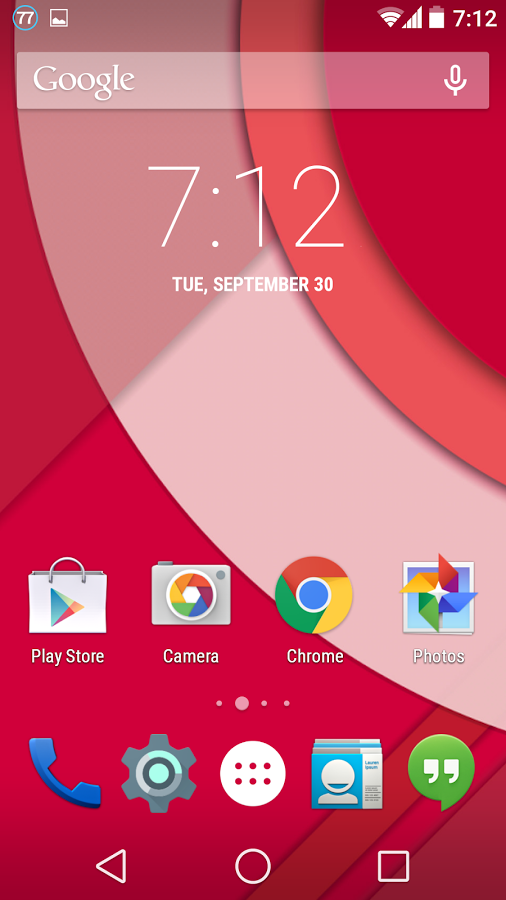   Material Wallpapers(Android L): captura de tela 