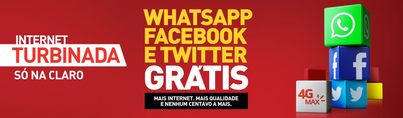 Promocao da Claro para WhatsApp